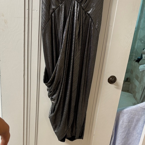 Katie May Metallic Silver Dress - Picture 8 of 9